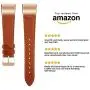 SWEES Bands Compatible for Fitbit Charge 2 Leather Small (5.6'' - 7.5''), Genuine Leather Replacement Wristband Metal Connectors Women, Black, Beige, Brown, Grey, Rose Gold, Blue SWEES Bands Compatible for Fitbit Charge 2 Leather Small (5.6'' - 7.5''), Genuine Leather Replacement Wristband Metal Connectors Women, Black, Beige, Brown, Grey, Rose Gold, Blue