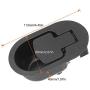 STARVAST Recliner Couch Release Handle Pack of 4, Universal Black Metal Recliner Pull Handle Replacement Parts Sofa Release Lever Handle fits Ashley and Major Recliner Brands