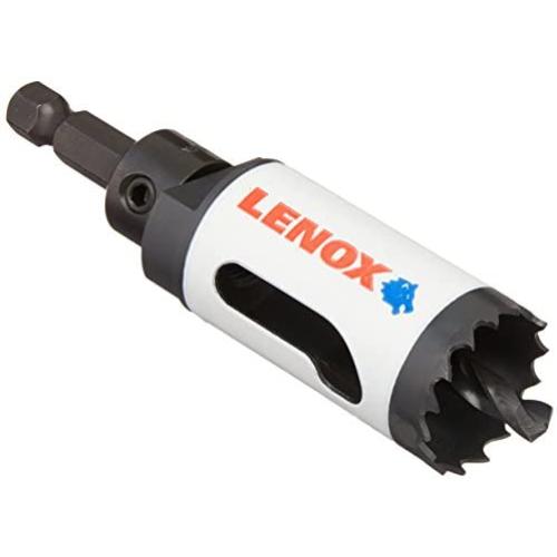 LENOX Tools Hole Saw, Bi-Metal, Speed Slot, Arbored, 1-1/8-Inch (1772483)