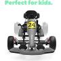 HYPER GOGO GoKart Kit - Hoverboard Attachment - Compatible with All Hover Boards ,Grey