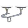 Snappy Trap 1 1/2'' All-In-One-Drain Kit for Double Bowl Kitchen Sinks