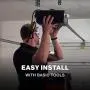 Genie ChainDrive 550 Garage Door Opener - Heavy-Duty Chain Drive System - Includes 2, 3-Button Remotes, Wall Console, Wireless Keypad, Safe T-Beams - Model 2035-TKV,Black Genie ChainDrive 550 Garage Door Opener - Heavy-Duty Chain Drive System - Includes 2, 3-Button Remotes, Wall Console, Wireless Keypad, Safe T-Beams - Model 2035-TKV,Black