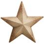 Wooden Stars for Crafts, Star Cutouts (2.9 x 2.9 x 0.5 In, 12 Pieces)
