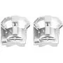 RC Car Axle Housing, 2 Pcs Metal Axle Housing Cover Front Rear Axles for Traxxas TRX4 1/10 RC Crawler Car RC Model Parts Accessories(Silver) RC Car Axle Housing, 2 Pcs Metal Axle Housing Cover Front Rear Axles for Traxxas TRX4 1/10 RC Crawler Car RC Model Parts Accessories(Silver)