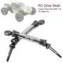 T best RC Drive Shaft, Aluminium Alloy Steel Transmission Axal Accessory Fit for ECX 2WD 1/10 RC Car(Titanium)
