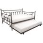 DHP Manila Metal Full Size Daybed and Twin Size Trundle (Bronze)