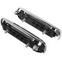 NPAUTO Exterior Outside Door Handle Metal Chrome Front/Rear Left & Right Driver Passenger Side Pair Replacement for Nissan D21 Pathfinder Pickup 1986 1987 1988 1989 1990 1991 1992 1993 1994