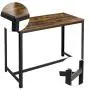 YMYNY Industrial Bar Table, Kitchen Dining Table, Homeoffice Desk with Metal Frame, 47.2 x 23.6 x 35.6 Inches for Living Room, Dining Room, Rustic Brown UTMJ013H YMYNY Industrial Bar Table, Kitchen Dining Table, Homeoffice Desk with Metal Frame, 47.2 x 23.6 x 35.6 Inches for Living Room, Dining Room, Rustic Brown UTMJ013H