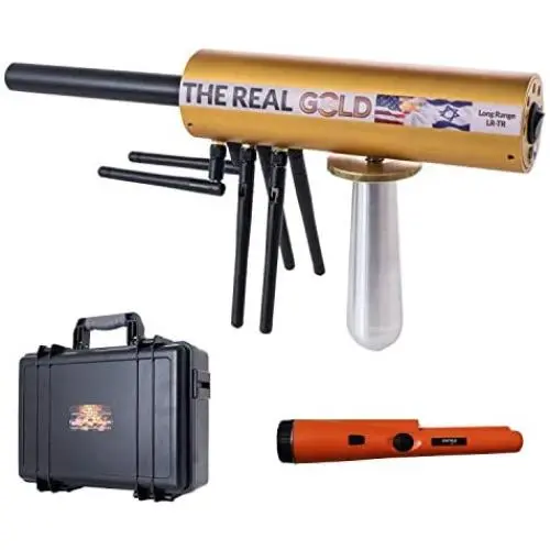 GOLD AKS Real LR-TR Long Range Precious Metal Detector - Authentic Gold, Silver, Copper, and Stone Underground Detection System - Discover Valuable Treasure - with Free Pin Pointer GOLD AKS Real LR-TR Long Range Precious Metal Detector - Authentic Gold, Silver, Copper, and Stone Underground Detection System - Discover Valuable Treasure - with Free Pin Pointer