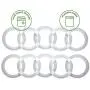 Platinum Silicone Sealing Rings Gaskets for Leak Proof Mason Jar Lids (10 Pack, Regular Mouth) Platinum Silicone Sealing Rings Gaskets for Leak Proof Mason Jar Lids (10 Pack, Regular Mouth)