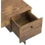 Analiese 4-Drawer Writing Desk Antique Nutmeg and Black Analiese 4-Drawer Writing Desk Antique Nutmeg and Black