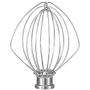 K45WW Dishwasher Safe Wire Whip Attachment 6 Wire Whisk Upgrade Real Stainless Steel Fits KitchenAid Tilt-Head Stand Mixer for Egg Heavy Cream Beater, Cakes Mayonnaise