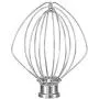 K45WW Dishwasher Safe Wire Whip Attachment 6 Wire Whisk Upgrade Real Stainless Steel Fits KitchenAid Tilt-Head Stand Mixer for Egg Heavy Cream Beater, Cakes Mayonnaise