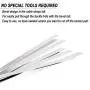 CenterZ 200pcs Stainless Steel Cable Ties, 11.8 inch Exhaust Wrap Metal Locking Zip Tie Bulk, Multi-purpose Reusable Industrial Heavy Duty Cord Management Wire Fastening Straps (11.8'' x 0.18'' x 0.01'') CenterZ 200pcs Stainless Steel Cable Ties, 11.8 inch Exhaust Wrap Metal Locking Zip Tie Bulk, Multi-purpose Reusable Industrial Heavy Duty Cord Management Wire Fastening Straps (11.8'' x 0.18'' x 0.01'')
