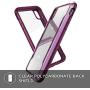 Raptic Shield, Compatible with Apple iPhone Xs Max (Formerly Defense Shield) Military Grade Drop Tested, Anodized Aluminum, TPU, Polycarbonate Protective Case for Apple iPhone Xs Max, Purple