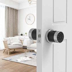 DATO Smart Door Lock,Touchscreen Digital Door Lock and Keyless Fingerprint Touchscreen, Secure Bluetooth, Great for Airbnb, Install, Apartments,Homes, Hotels and Offices, Silver (Upgraded 2.0 )