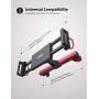 Headrest Tablet Holder, Car Tablet Mount - Lamicall Headrest Stand Cradle Compatible with Devices Such as iPad Pro Air Mini, Galaxy Tabs, Other 4.7 -12.9'' Cell Phones and Tablets - Red