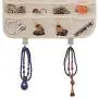 BB Brotrade Hanging Jewelry Organizer,Single Side 32 Clear PVC Pockets Wall Jewelry Storage with 2 Metal Hooks for Holding Jewelries (Beige) BB Brotrade Hanging Jewelry Organizer,Single Side 32 Clear PVC Pockets Wall Jewelry Storage with 2 Metal Hooks for Holding Jewelries (Beige)