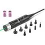 EZshoot Bore Sight Kit Bright Green Dot BoreSighter with Big Button Switch for .17 to .54 Caliber Rifles Pistols Shoot Guns Hunting