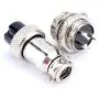 Aviation Connectors 5A, Lsgoodcare 30Pcs GX12-3 Metal Aviation Plug Kit, Including 3 Pin 12MM Plug Thread Male Female Panel Wire Socket and Aviation Plugs Cap Aviation Connectors 5A, Lsgoodcare 30Pcs GX12-3 Metal Aviation Plug Kit, Including 3 Pin 12MM Plug Thread Male Female Panel Wire Socket and Aviation Plugs Cap