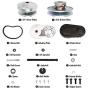 Mophorn Torque Converter 3/4 Inch Go Kart Clutch Set 10T #40 41 Chain and 12T #35 Torque Converter Kit TAV2 30-75 218353A Manco CVT Clutch Small Engine Drive Belt for 2HP-7HP (0.75'')