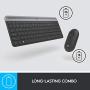 Logitech MK470 Slim Wireless Combo - Graphite