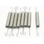 XJS 1.0x10x59mm Metal Dual Hook Small Tension Spring 8 pcs XJS 1.0x10x59mm Metal Dual Hook Small Tension Spring 8 pcs