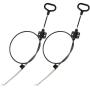 TOVOT 2 PCS 38.5” D-Ring Release Handle Pull Recliner Cable Replacements Release Pull Cables for Sofa Chair