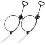 TOVOT 2 PCS 38.5” D-Ring Release Handle Pull Recliner Cable Replacements Release Pull Cables for Sofa Chair TOVOT 2 PCS 38.5” D-Ring Release Handle Pull Recliner Cable Replacements Release Pull Cables for Sofa Chair