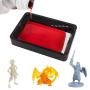 Sovol 3D Printer Resin Vat Anodized Aluminium with FEP Film and Steel Ring Preinstalled, Durable Metal Frame Resin Tank with Double Silicone Covers for ELEGOO Mars ANYCUBIC Photon 3D Printer