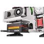 Thermaltake Core P3 ATX Tempered Glass Gaming Computer Case Chassis, Open Frame Panoramic Viewing, White Edition, CA-1G4-00M6WN-05,Snow