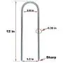 Eurmax Trampolines Stakes Wind Stake 0.35 Inch Heavy Duty Stake Safety Ground Anchor Galvanized Steel Wind Stakes, 8pcs-Pack Eurmax Trampolines Stakes Wind Stake 0.35 Inch Heavy Duty Stake Safety Ground Anchor Galvanized Steel Wind Stakes, 8pcs-Pack
