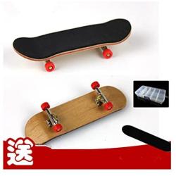 RemeeHi Professional Maple Wooden Fingerboard Skateboards Metal Nuts Trucks Basic Bearing Red Wheel