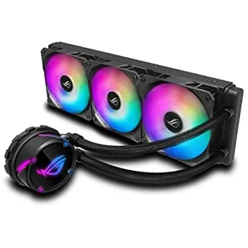 ROG Strix LC 360 RGB, Cooler CPU All-in-one ROG, with addressable RGB Lighting, Aura sync, NCVM Pump Coating and ROG Radiator Fan ROG Strix LC 360 RGB, Cooler CPU All-in-one ROG, with addressable RGB Lighting, Aura sync, NCVM Pump Coating and ROG Radiator Fan