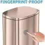 iTouchless SoftStep 13.2 Gallon Stainless Steel Step Trash Can with Odor Control System, 50 Liter Pedal Garbage Bin for Kitchen, Office, Home - Silent and Gentle Open and Close, Rose Gold iTouchless SoftStep 13.2 Gallon Stainless Steel Step Trash Can with Odor Control System, 50 Liter Pedal Garbage Bin for Kitchen, Office, Home - Silent and Gentle Open and Close, Rose Gold