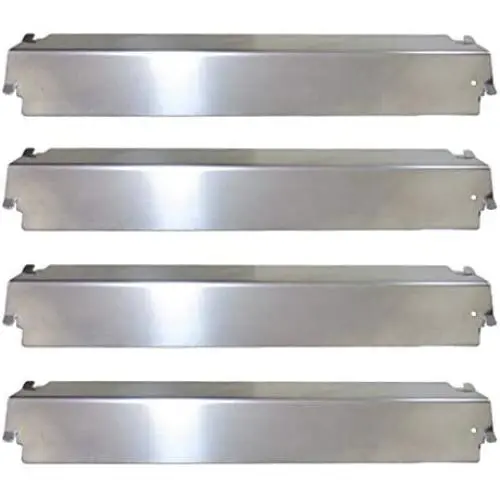 YIHAM KS763 Heat Tent for Char-Broil Replacement Parts 463215515, 463247009 Grill Heat Shield Plate BBQ Burner Cover Flame Tamer for Kenmore Thermos Gas Grills, 16 inch x 3 13/16 inch, Set of 4 YIHAM KS763 Heat Tent for Char-Broil Replacement Parts 463215515, 463247009 Grill Heat Shield Plate BBQ Burner Cover Flame Tamer for Kenmore Thermos Gas Grills, 16 inch x 3 13/16 inch, Set of 4
