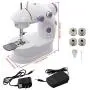 Mini Sewing Machine, Portable Sewing Machine for Beginners Adult, Electric Crafting Speed Crafting Mending Machine Electric Overlock Sewing Machines for Sewing of Silks, Denim, Wool, Leather Mini Sewing Machine, Portable Sewing Machine for Beginners Adult, Electric Crafting Speed Crafting Mending Machine Electric Overlock Sewing Machines for Sewing of Silks, Denim, Wool, Leather