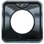 4 Pack | Style I 7.75 Inch Square, Heavy Duty Black Porcelain Drip Pans by Range Kleen 4 Pack | Style I 7.75 Inch Square, Heavy Duty Black Porcelain Drip Pans by Range Kleen