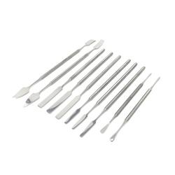 Cynamed 10 Pc Stainless Steel Spatula Wax & Clay Sculpting Tool Set