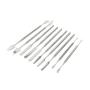 Cynamed 10 Pc Stainless Steel Spatula Wax & Clay Sculpting Tool Set