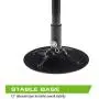 Arcan Underhoist Support Stand, 3/4 Ton Capacity, 12 Inch Diameter Base, Contoured Saddle, Bearing Mounted Spin Handle, Supports Vehicle Components (ALSS15) Arcan Underhoist Support Stand, 3/4 Ton Capacity, 12 Inch Diameter Base, Contoured Saddle, Bearing Mounted Spin Handle, Supports Vehicle Components (ALSS15)