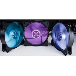 CUK 7-Pack Cooler Master Master Fan 120mm Air Balance High Airflow 42.7 CFM RGB Fan for Computer Cases, CPU Coolers and Radiators