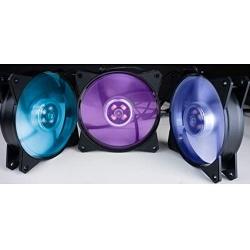 CUK 3-Pack Cooler Master Master Fan 120mm Air Balance High Airflow 42.7 CFM RGB Fan for Computer Cases, CPU Coolers and Radiators