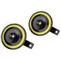 130DB Car Horn 12V Motorcycle Horn Universal Super Loud High Tone and Low Tone Metal Disc Horn Kit with Bracket Waterproof Twin Horn for Car Truck Boat (Yellow) 130DB Car Horn 12V Motorcycle Horn Universal Super Loud High Tone and Low Tone Metal Disc Horn Kit with Bracket Waterproof Twin Horn for Car Truck Boat (Yellow)