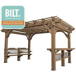 Backyard Discovery Oasis 14 x 10 Pergola Cedar Pergola