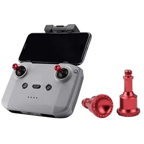 Drone Transmitter Thumb Rocker Metal Joystick Skidproof for DJI Mavic Air 2 / Mavic Mini 2 Remote Controller Replacement Parts (Red) Drone Transmitter Thumb Rocker Metal Joystick Skidproof for DJI Mavic Air 2 / Mavic Mini 2 Remote Controller Replacement Parts (Red)