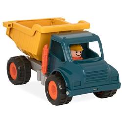 Battat - Dump Truck with Working Movable Parts and 1 Driver – Construction Vehicle Toy Trucks for Toddlers 18m+