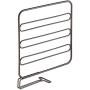 mDesign Versatile Metal Wire Closet Shelf Divider and Separator for Storage and Organization in Bedroom, Bathroom, Kitchen and Office Shelves - Easy Install - 4 Pack - Bronze