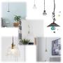 Retro Metal 20 Pcs Strain Relief Cord Connector Pendant Lighting Cord,PRUNLLA Aluminum Threaded Cord Grip Wire Clamp for Handmade Lighting,Lamps,Pendant (Glossy Black)