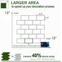 STICKGOO 10-Sheet White Subway Tiles Peel and Stick Backsplash, Stick on Tiles Kitchen Backsplash (Thicker Design)
